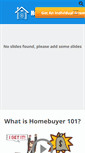 Mobile Screenshot of homebuyer101.com